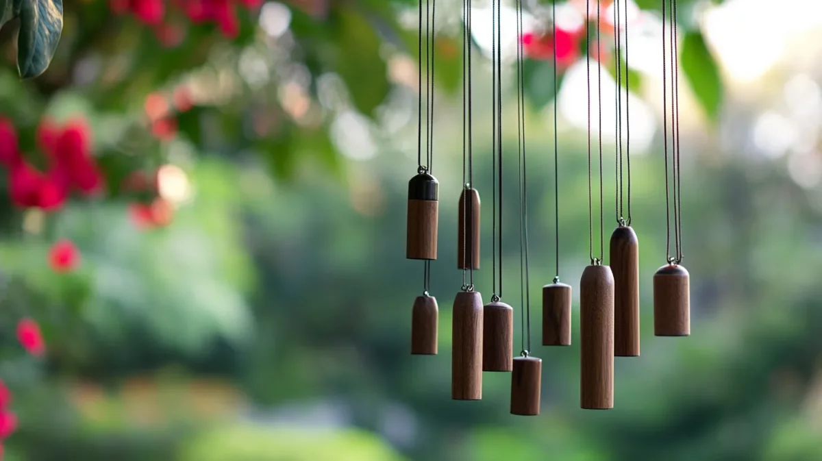 wind chimes metal or wooden griha pravesh gift idea