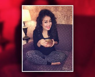 Neha Kakkar's living room