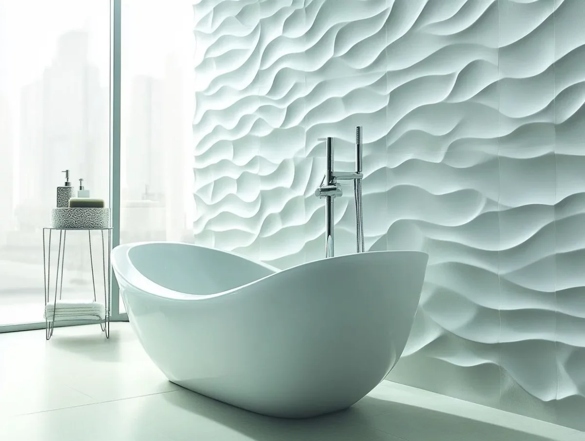 3d wall tiles for the bathroom