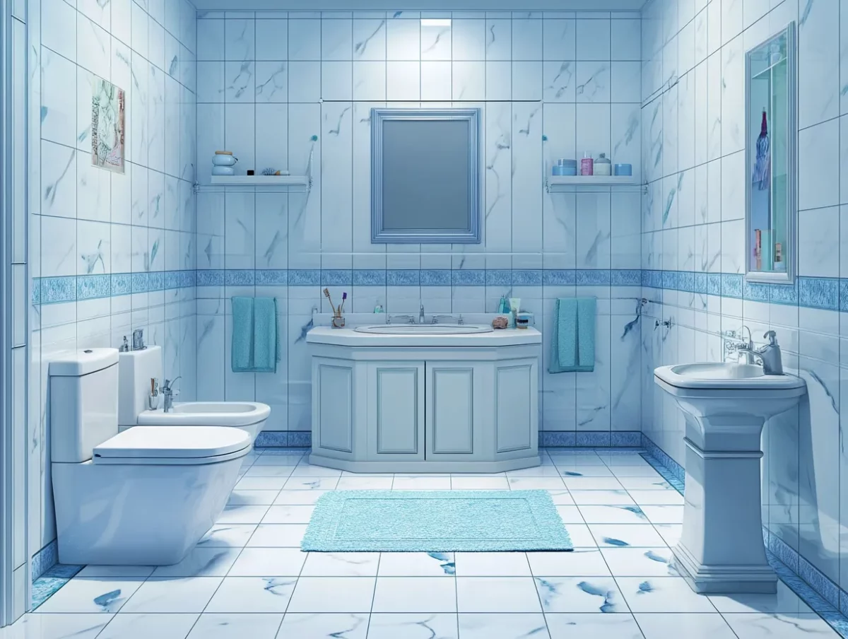 effects of lines small bathroom wall tiles