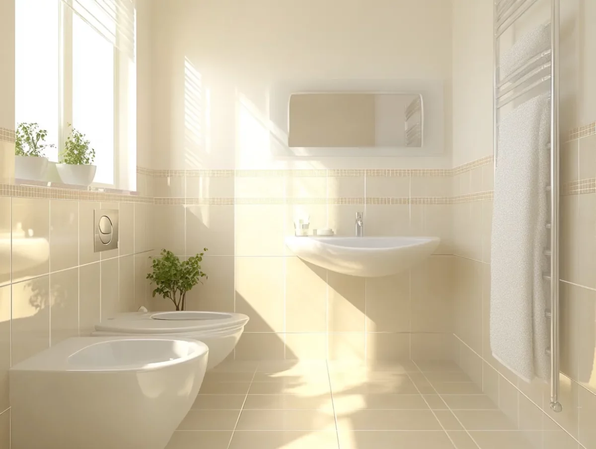 simple bathroom wall tile design