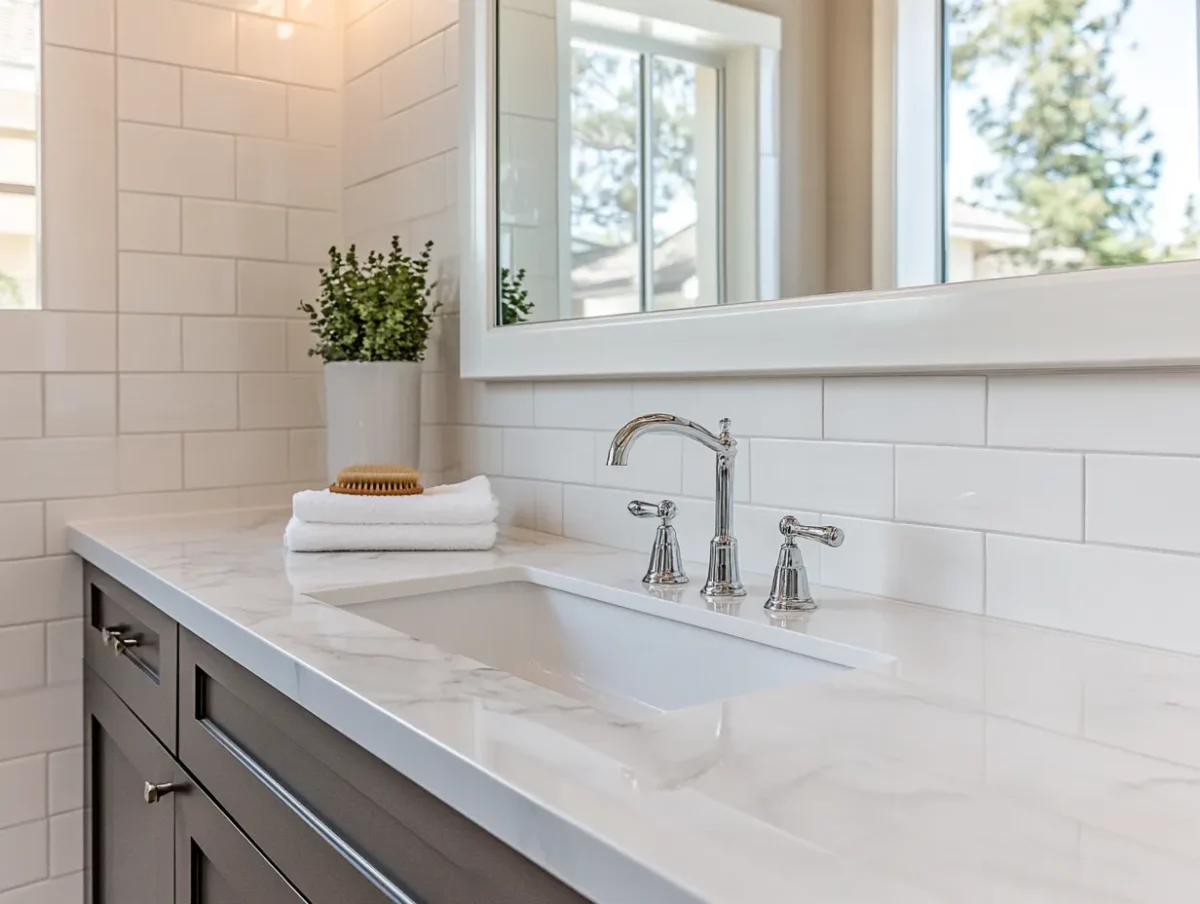 white wall tile bathroom ideas for backsplash