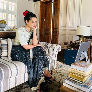 Kangana Ranaut's House Mumbai Drawing room