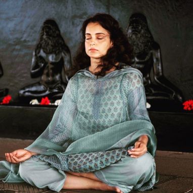 Kangana Ranaut is in spiritual mood