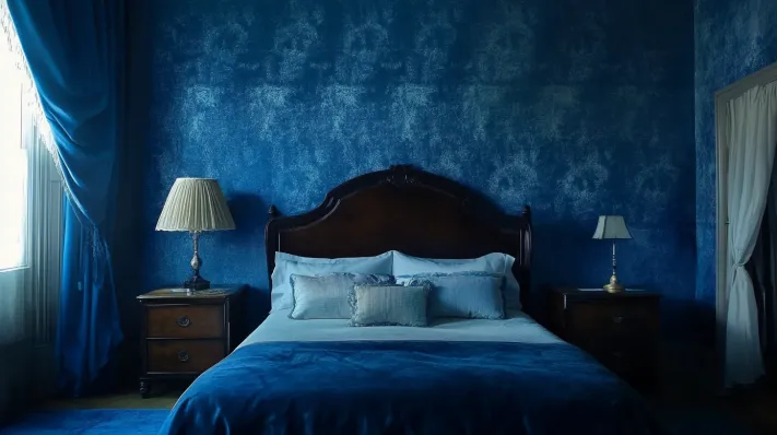 Blue Wallpaper Designs for Bedroom