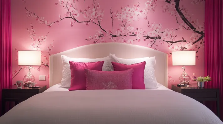  Pink Wallpaper Design for Bedroom