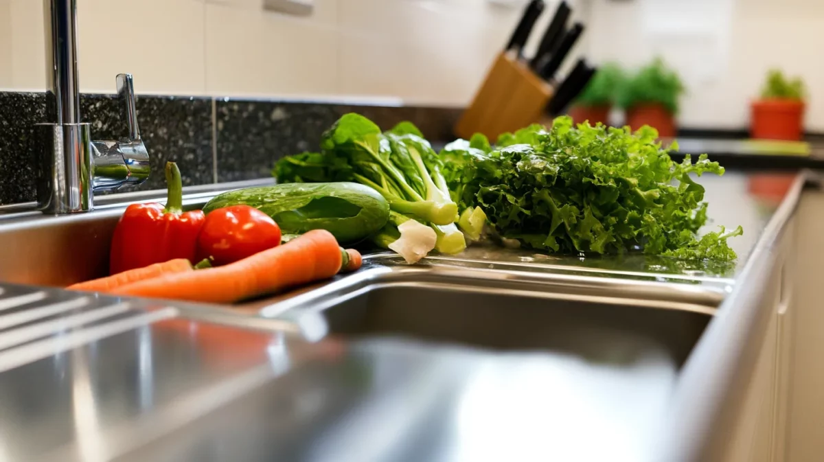 ensure proper garbage disposal in kitchen