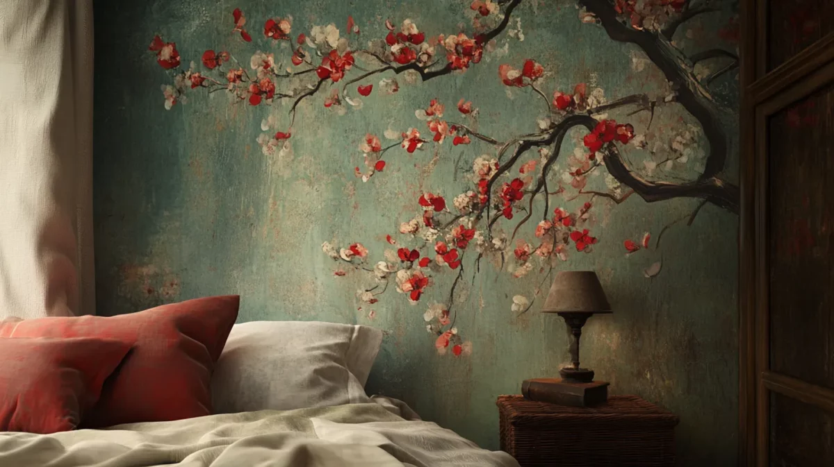 floral wallpaper designs for bedroom