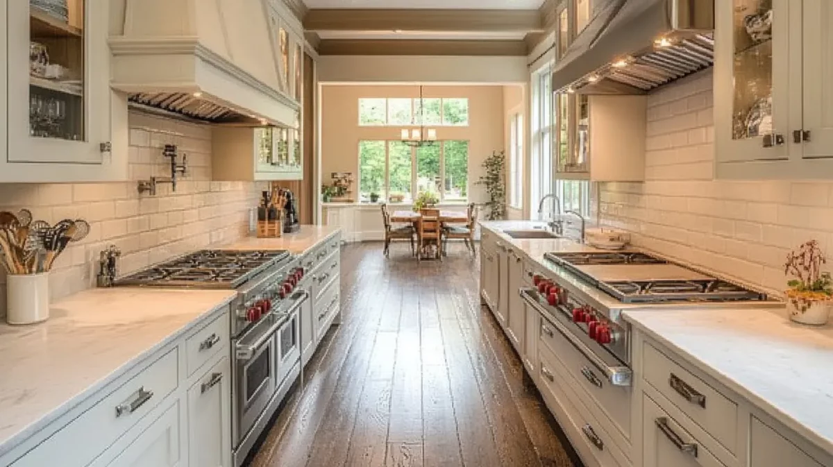 kitchen design layouts that are parallel to one another