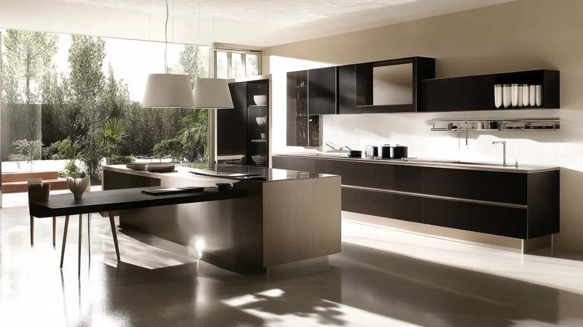 scandinavian simplicity modular kitchen design