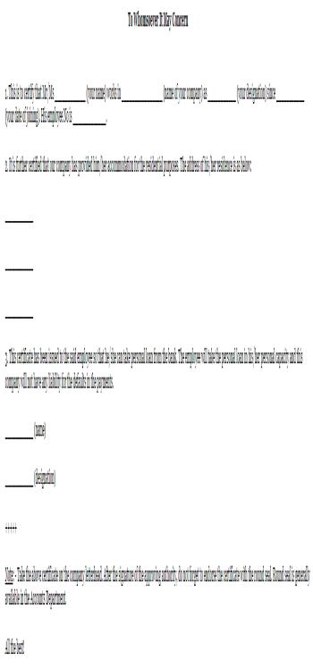 company house allotment letter format