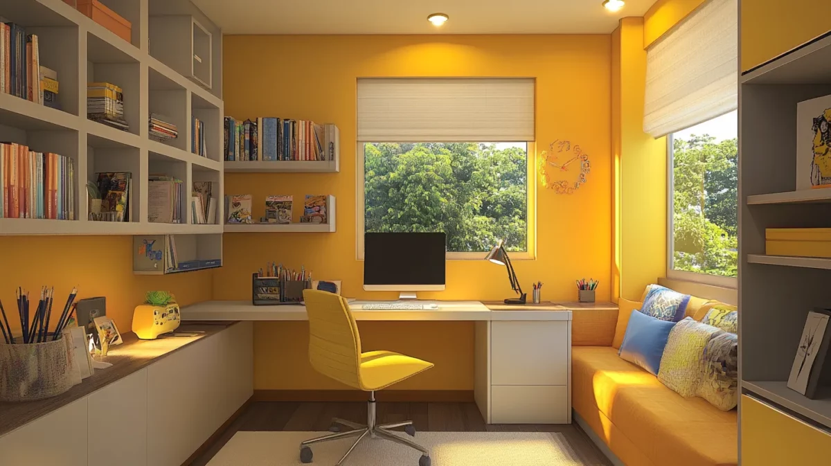 best colour for study room according to vastu