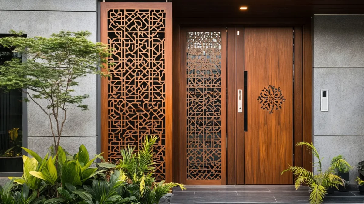 artistic jali door design