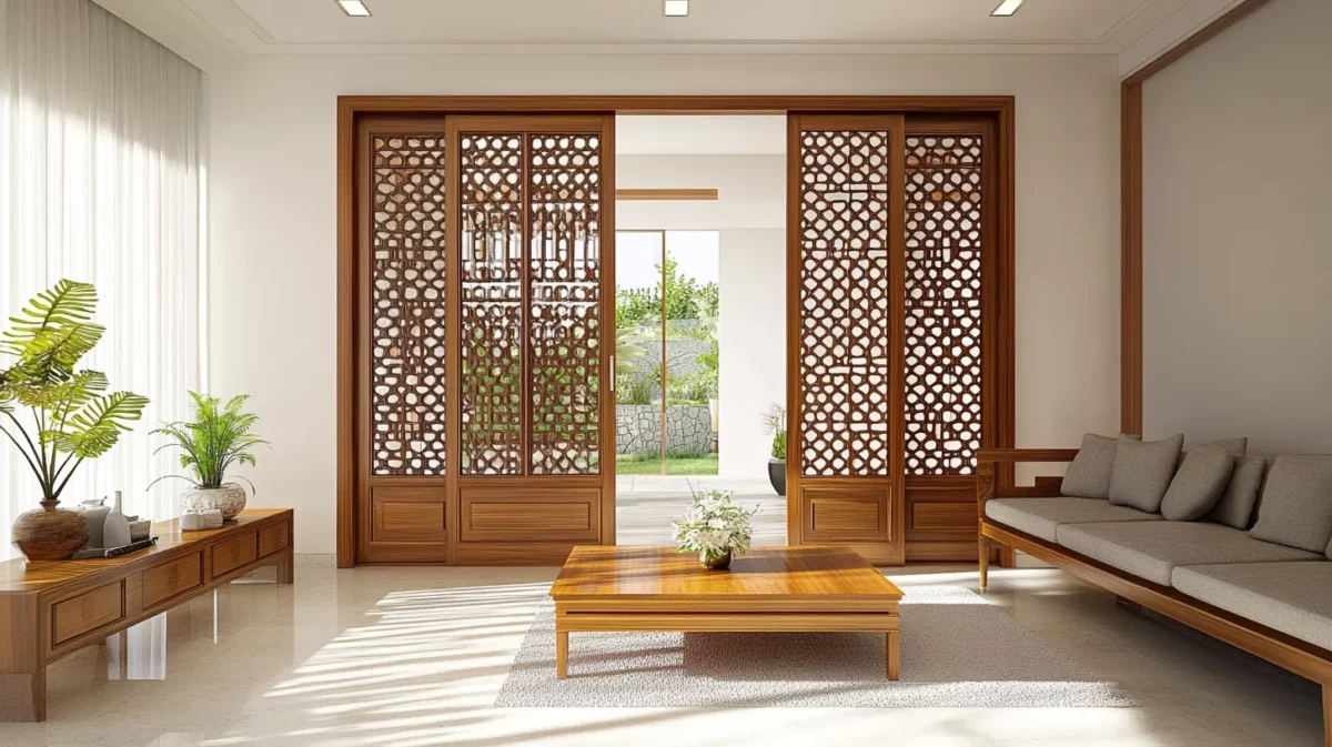 modern jali door design