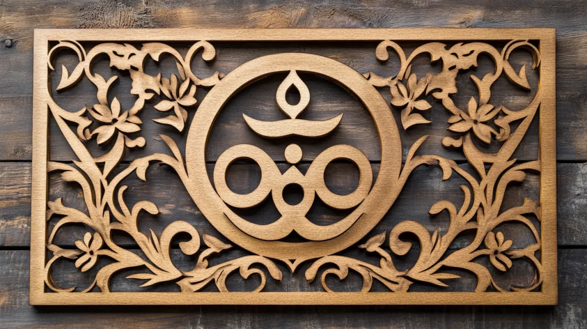 om serenity cnc cutting design