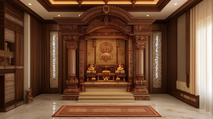 pooja room vastu for southeast facing house