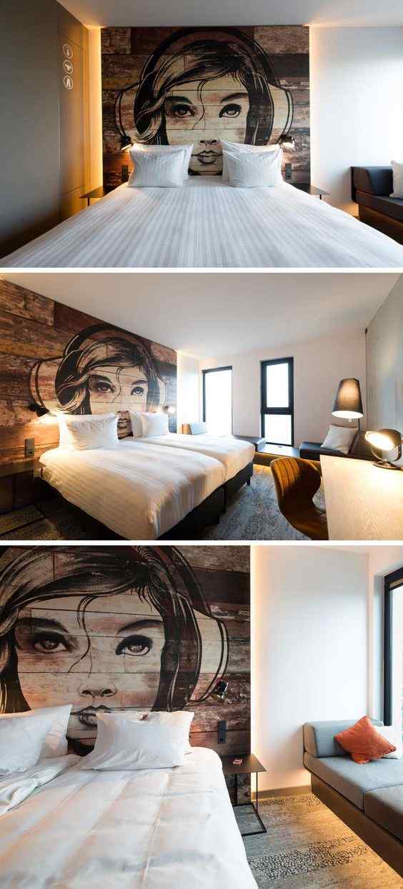 Artistic Headboard Design