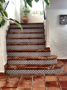 Stair tiles designed outdoor