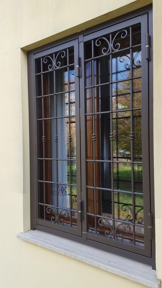  Iron windows are perfect for balconies as they are long-lasting and look beautiful as well.