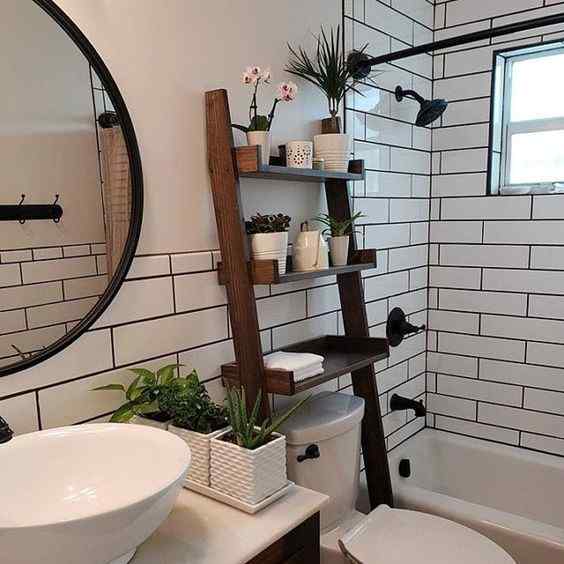 Bathroom shelves designe