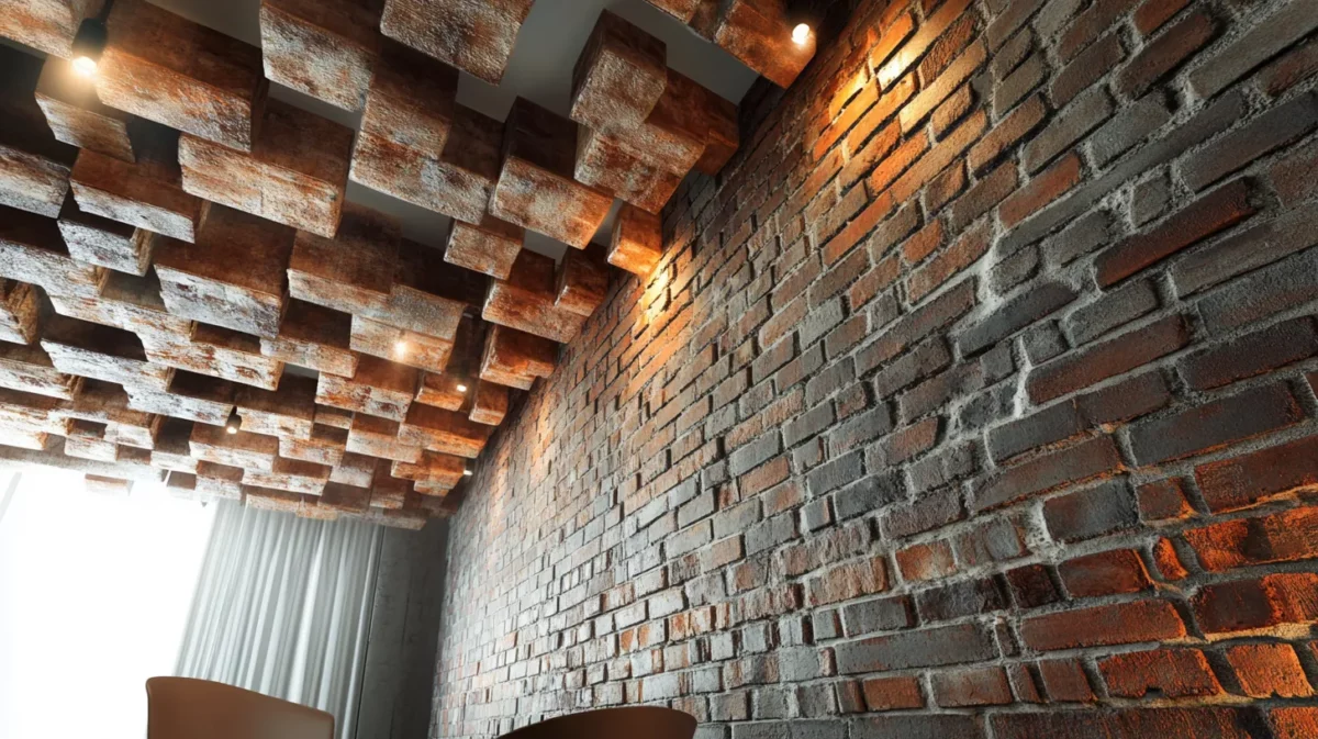 pop design inspired by brick walls