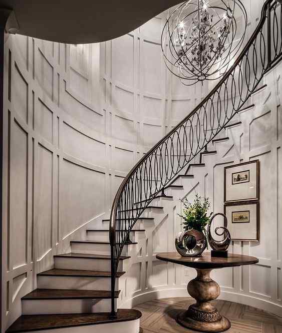  Round stairs designs