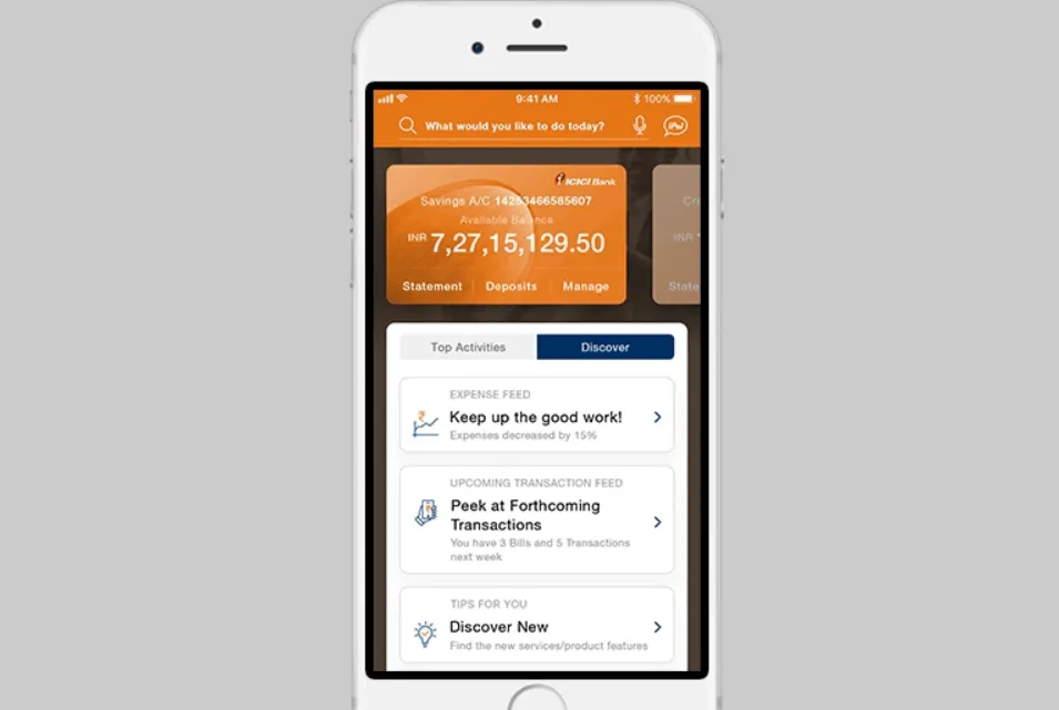 iimobile app for view cici home loan statement