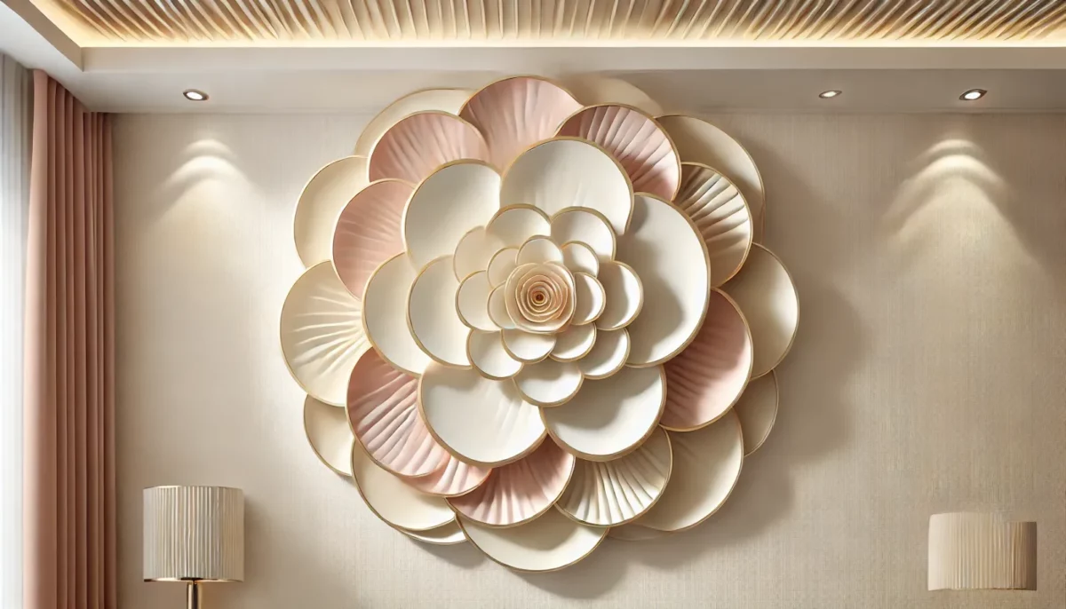 pop flower design with elegant circular petals