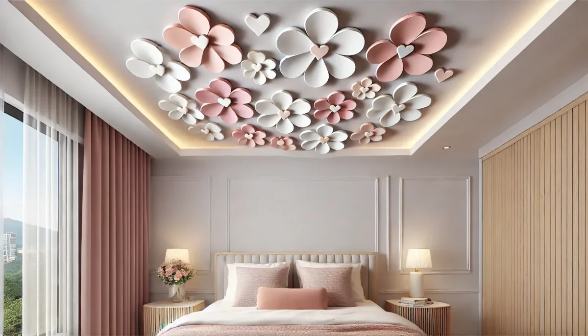 pop small flower petal design for bedrooms