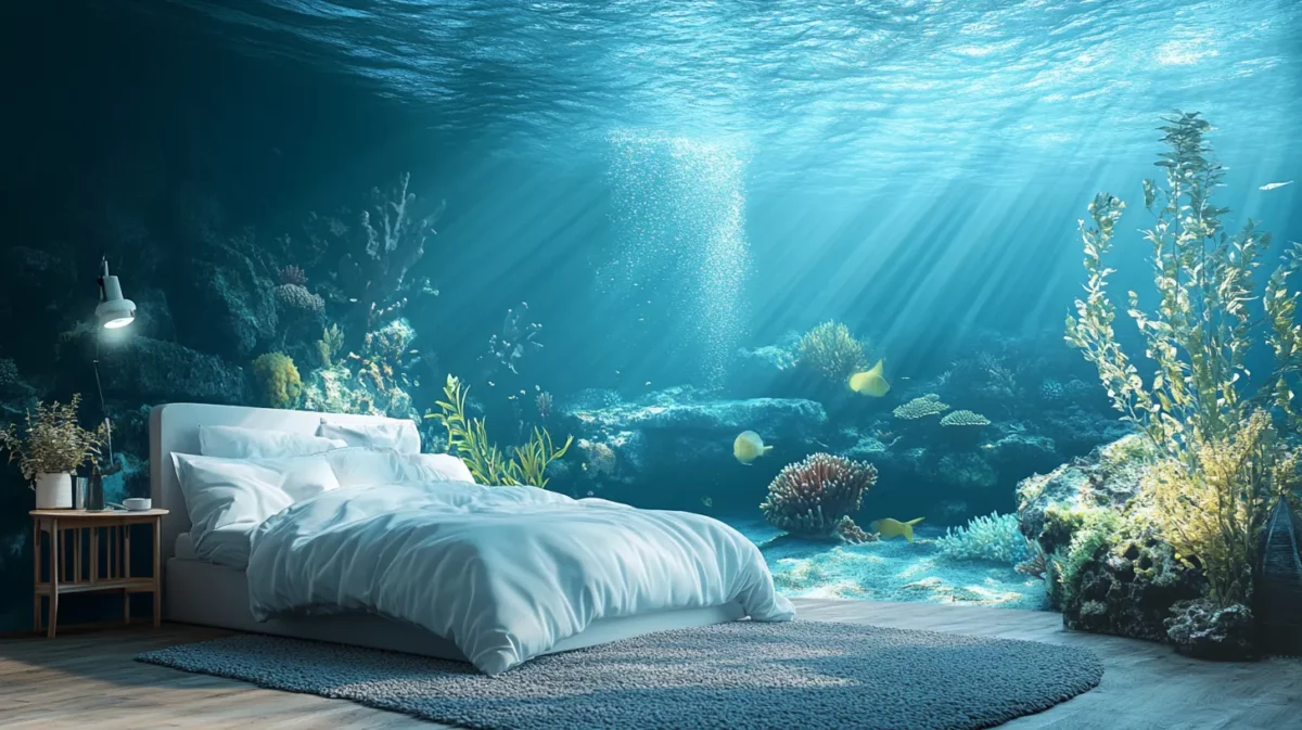 go aquatic 3d wallpaper for bedroom