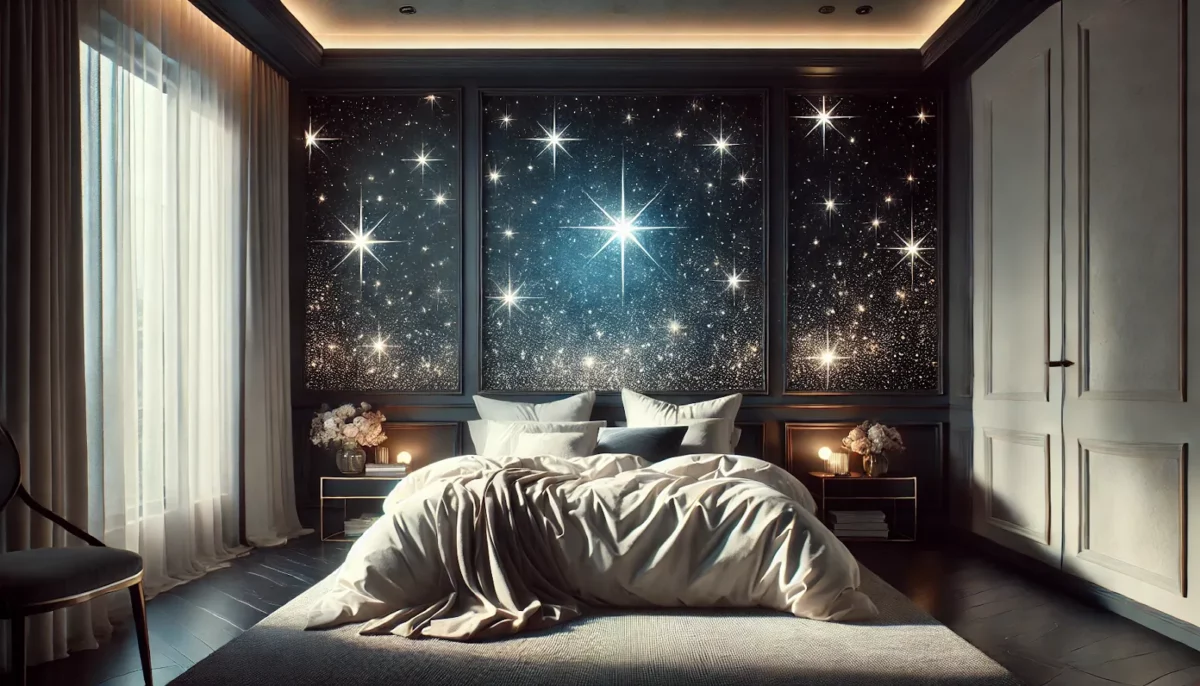 starry night sky for the bedroom wall