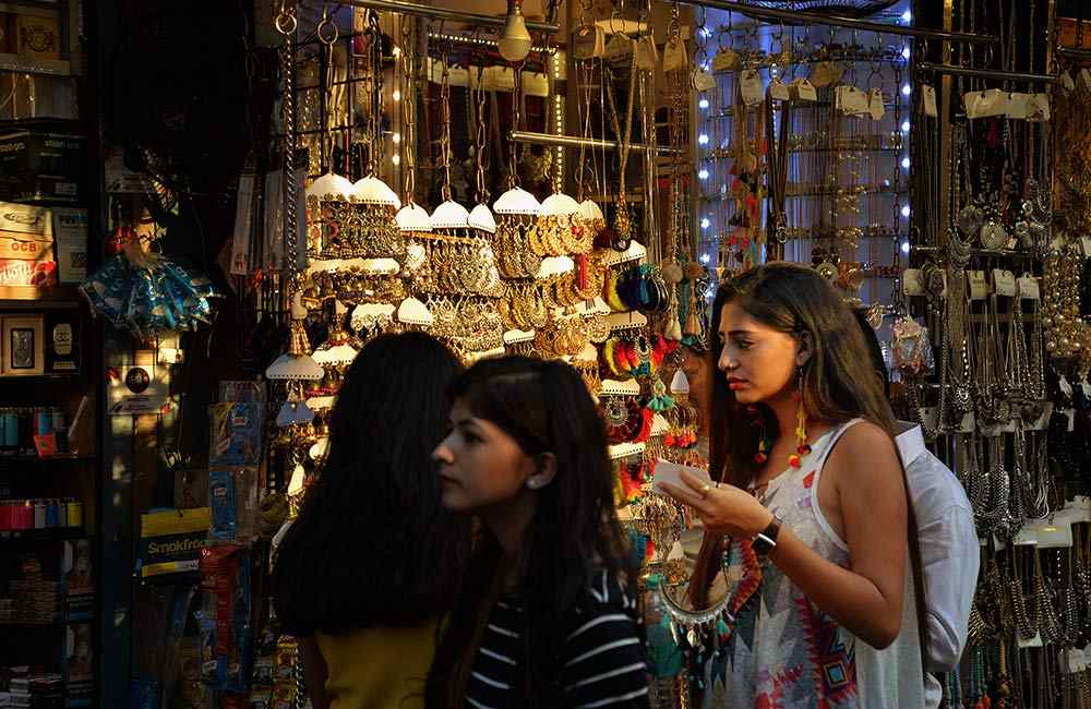 The Colaba Causeway in Mumbai 