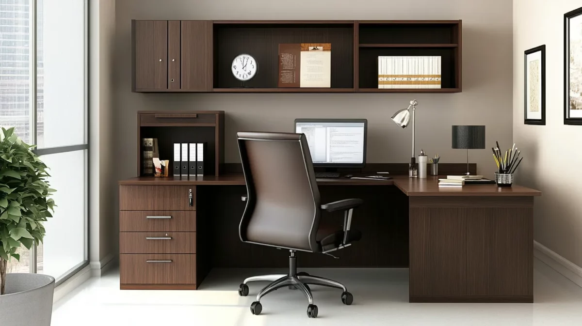 small office interior designs with simple desk