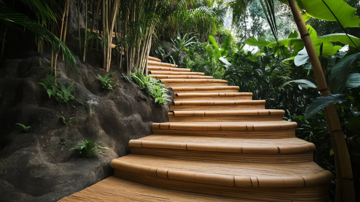 bamboo for building staircases