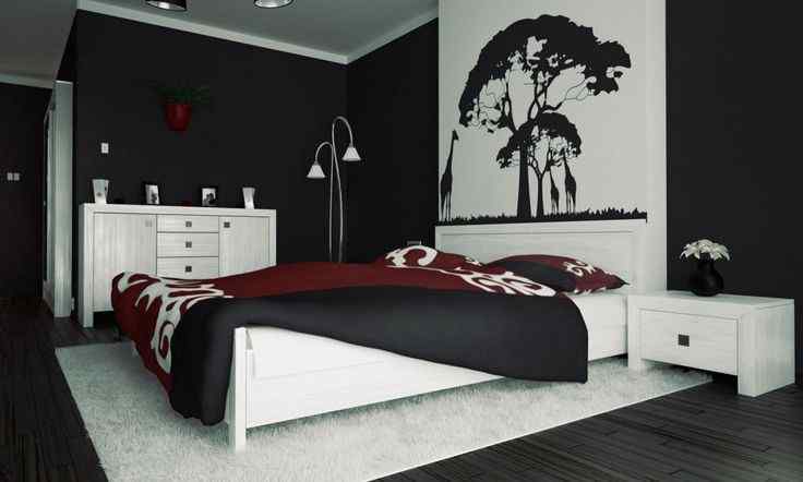 Black Bedroom Design