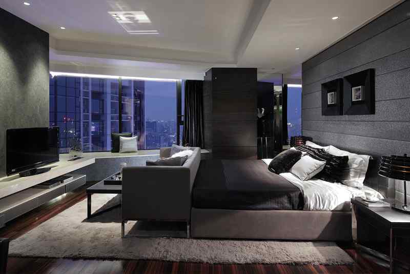 Black Bedroom Design