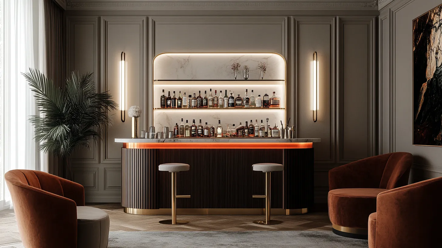 customising and styling your living room bar