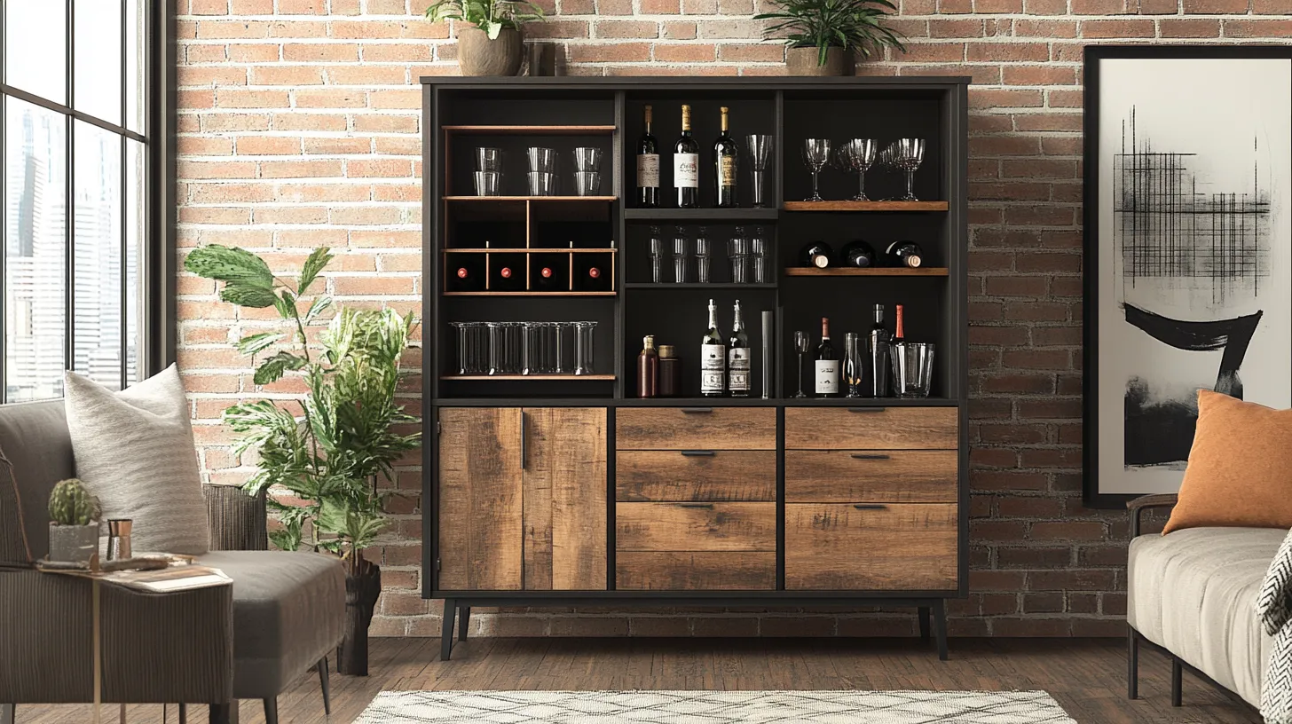 the all in one bar cabinet design