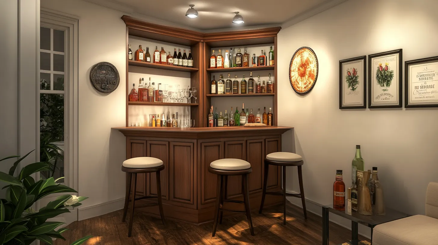 the cozy corner bar design