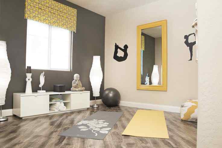 Yoga Room Wall Mirror Design Ideas