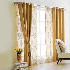 Living Room Curtain Design