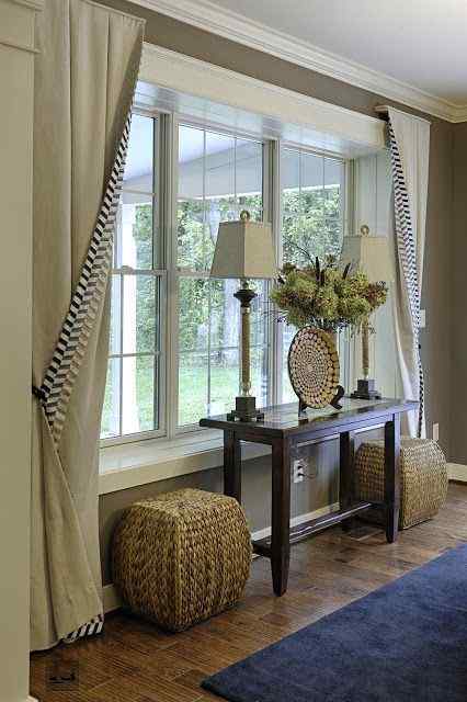 Double Curtain For Living Room - Mehshan Interiors