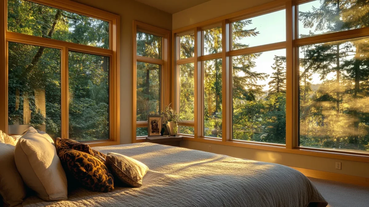 luxury bedroom window design