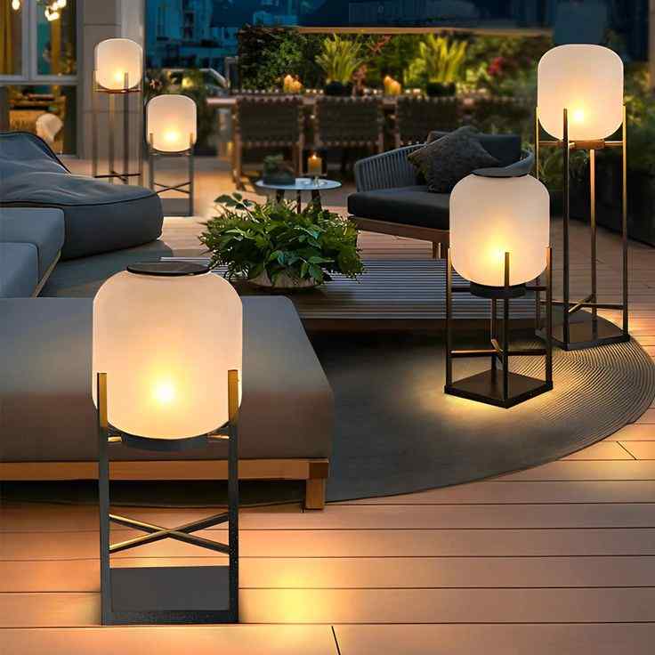 terrace lighting ideas