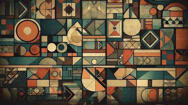 Geometric Wall Designs