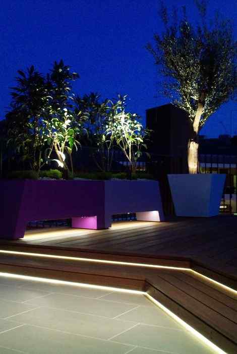 terrace lighting ideas