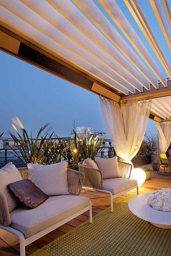 terrace lighting ideas