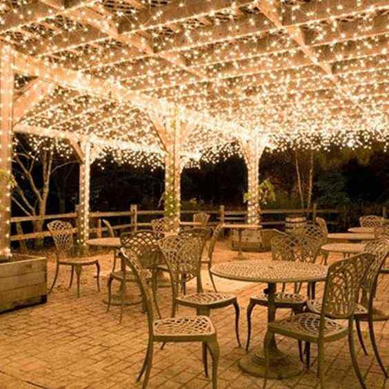 terrace lighting ideas