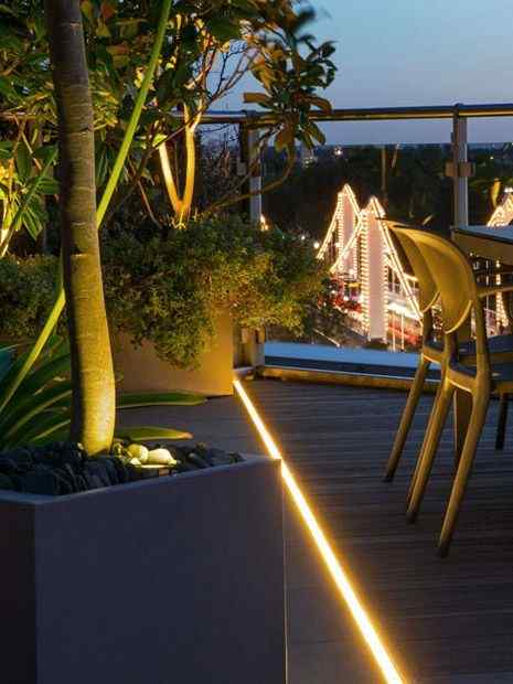 terrace lighting ideas