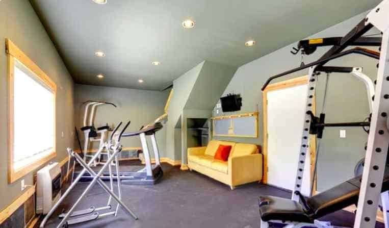 colorful home gym decorating ideas